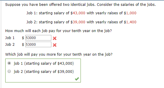 Solved Suppose You Have Been Offered Two Identical Jobs. | Chegg.com