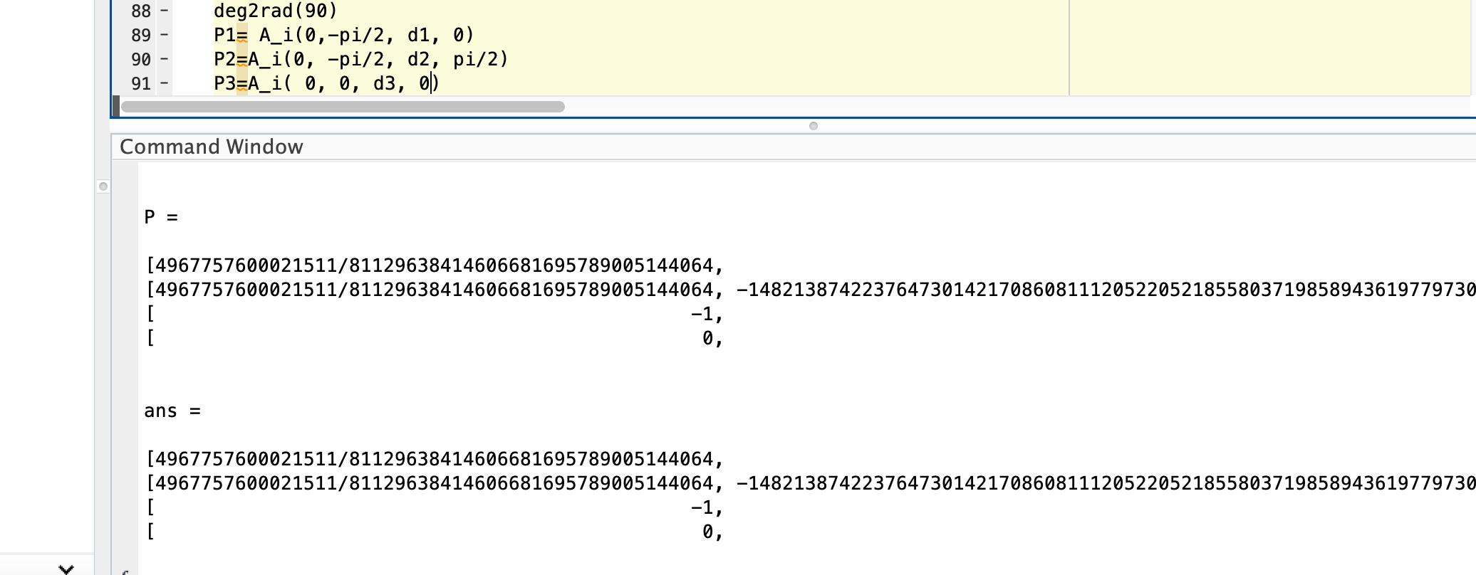 Solved When combining symbolic variables and numbers in | Chegg.com
