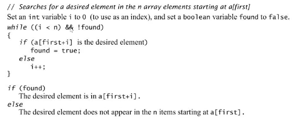 Solved Create a java implementation of a serial search | Chegg.com