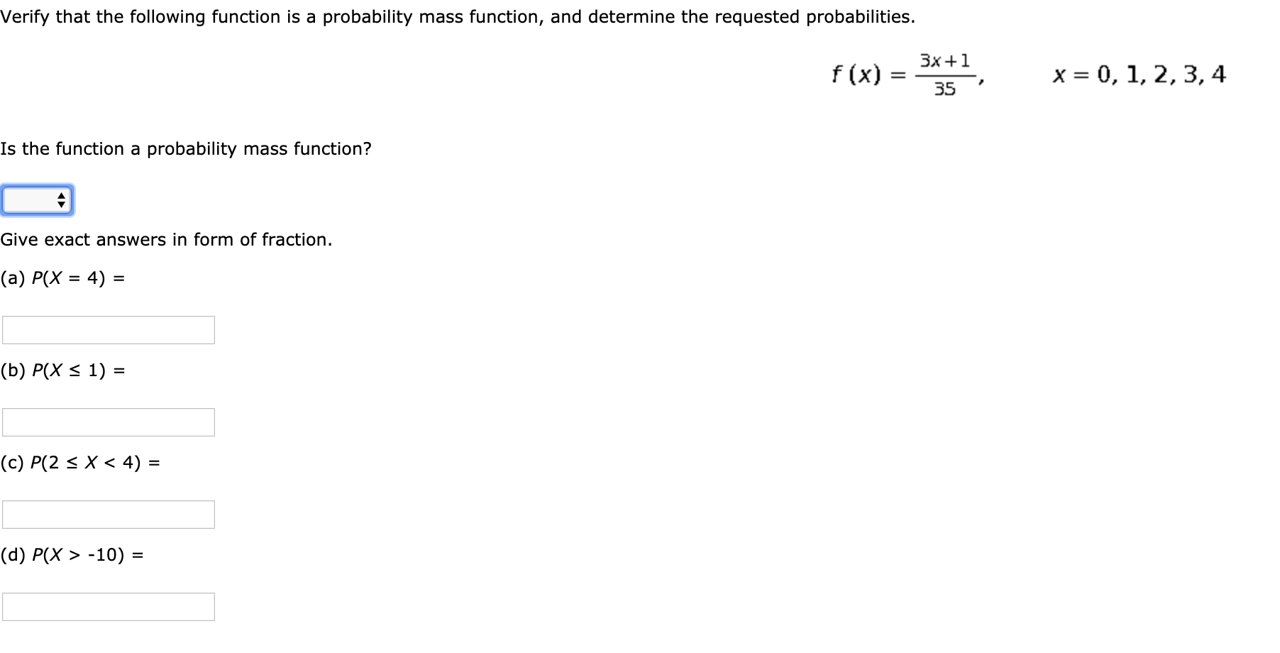 Solved Verify That The Following Function Is A Probability | Chegg.com