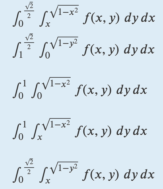 Solved By changing the order of integration in the following | Chegg.com