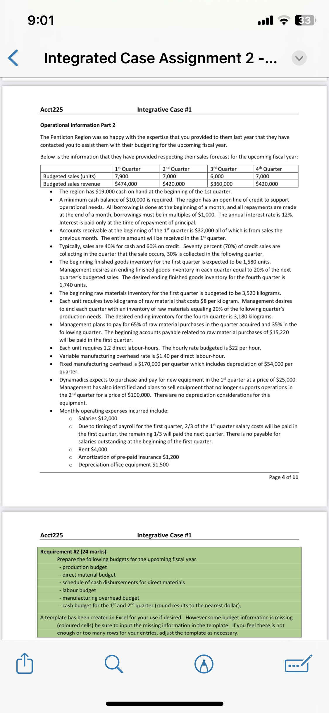 Solved Acct225 Integrative Case \#1 You have worked for | Chegg.com
