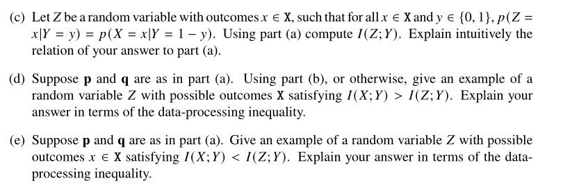 Solved Let Y be a random variable with possible outcomes 0,1 | Chegg.com