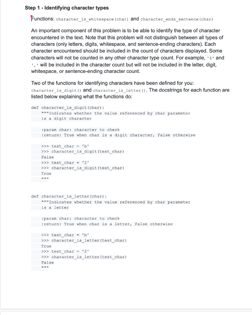 INSTRUCTIONS (Text Analyzer) Restrictions: No Python | Chegg.com