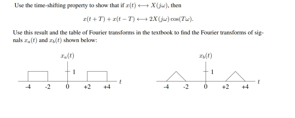 Solved Use The Time Shifting Property To Show That If Ae T Chegg Com