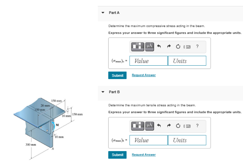 Solved Determine the maximum compressive stress acting in | Chegg.com