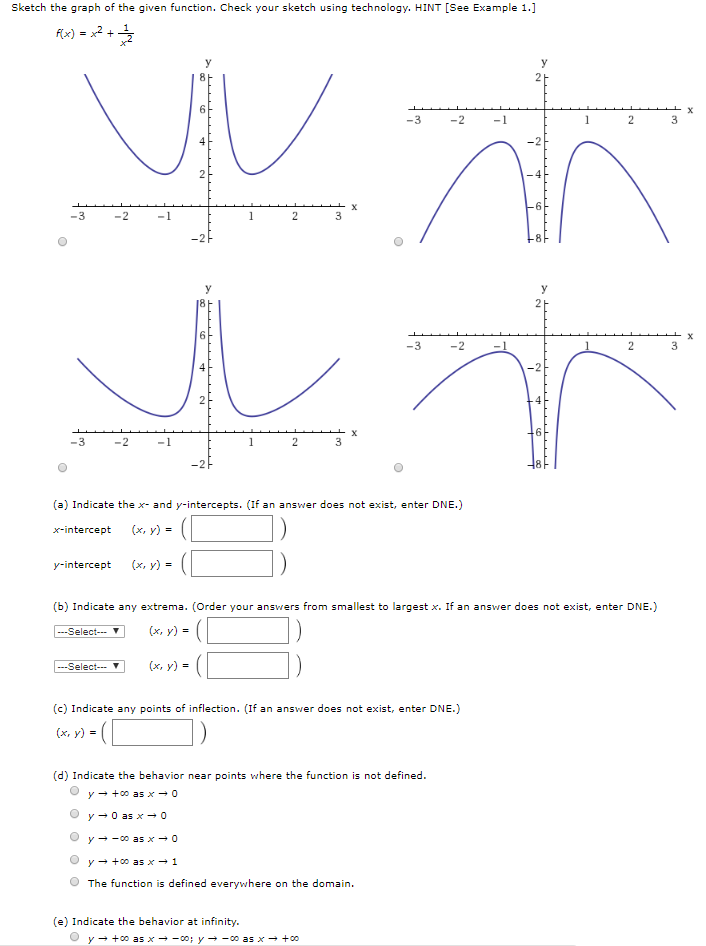 Solved Sketch the graph of the given function. Check your | Chegg.com