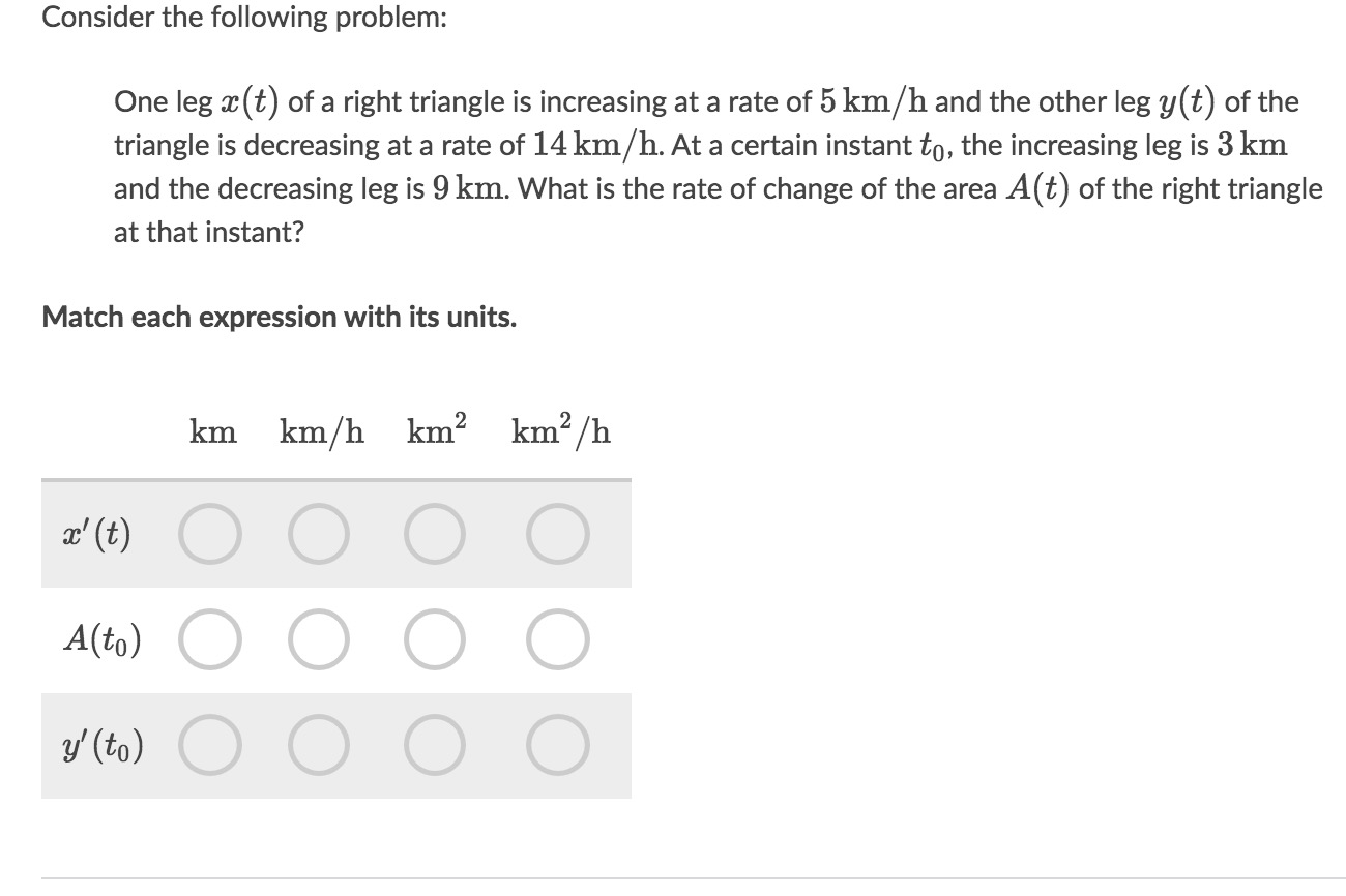 Solved Consider The Following Problem One Leg Ae T Of A Chegg Com