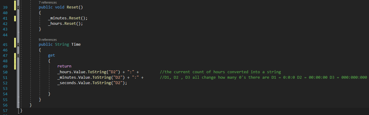 Solved The following code is a simple clock that counts to | Chegg.com