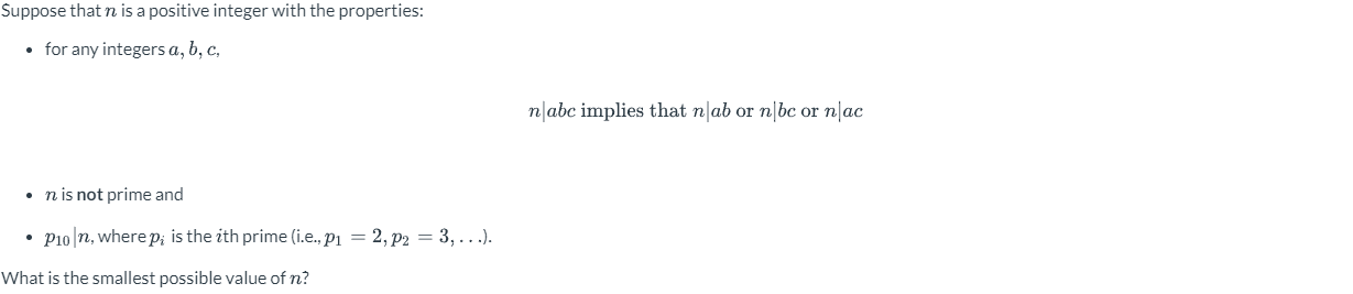 Solved Suppose that n is a positive integer with the | Chegg.com