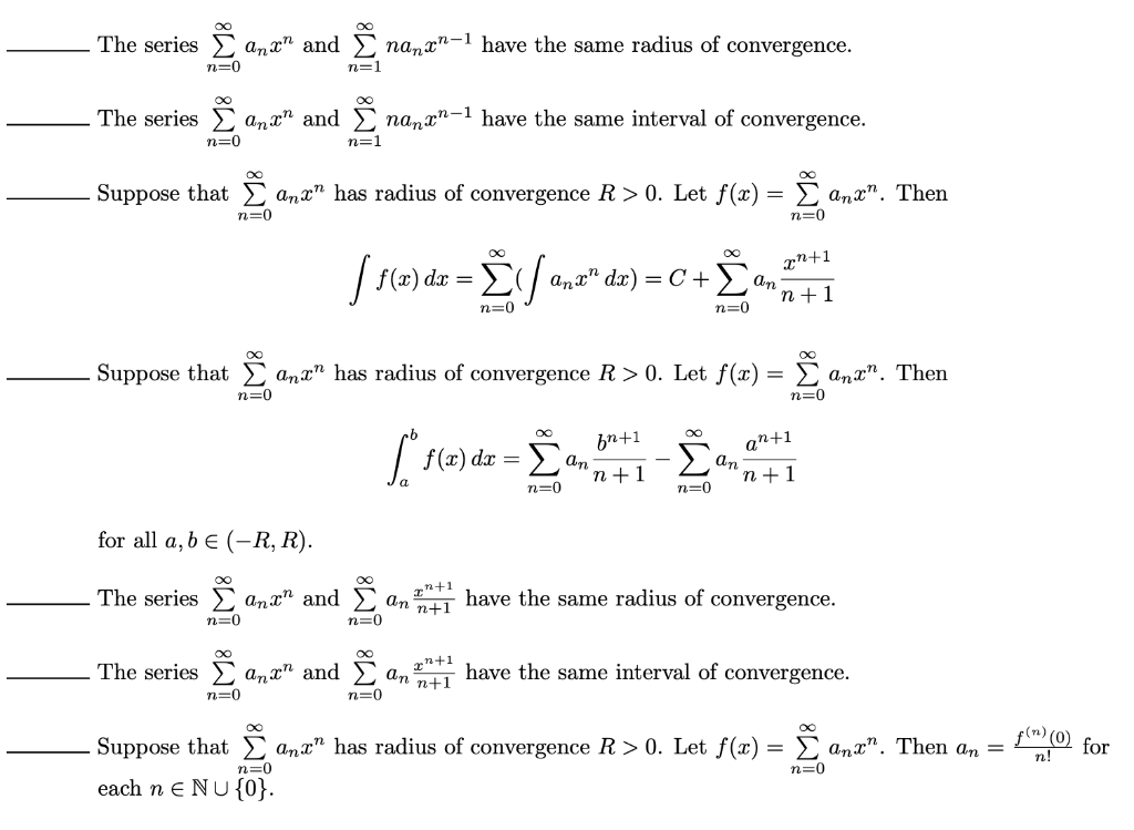 Solved The Series º Apx And Nanan 1 Have The Same Radius Chegg Com