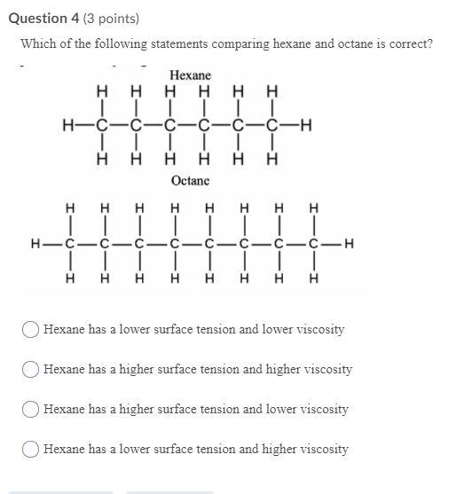 Solved Question 4 (3 points) Which of the following | Chegg.com