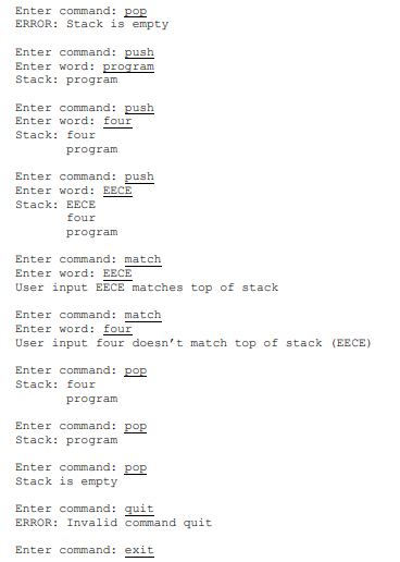Solved You will write a linked stack class, as well as a | Chegg.com