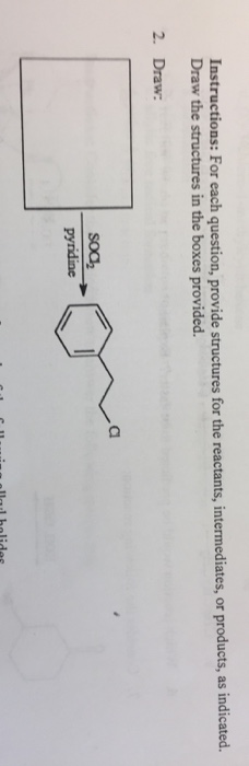 Solved For each question, provide structures for the | Chegg.com
