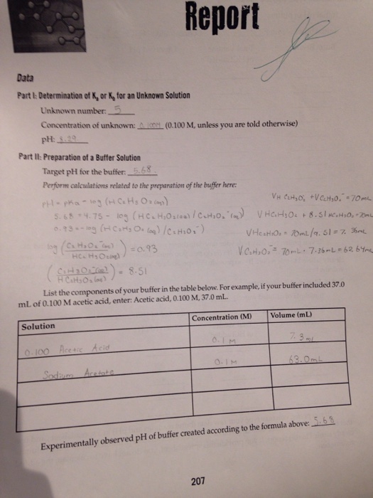 Solved I need help answering this question for chem lab, the