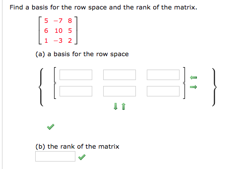 Solved Find a basis for the row space and the rank of the Chegg