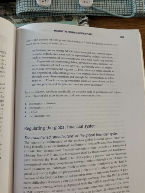 MAKING THE WORLD A BETTER PLACE the exercise of soft power predominates. Suchbarining i ch more than just states. It is s ver
