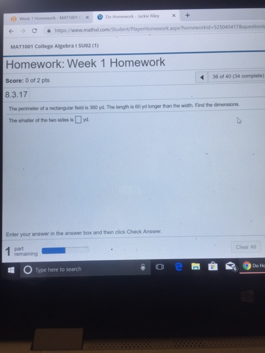 Solved Homework: Week 1 Homework Score: 0 of 2 pts 8.3.15 HW | Chegg.com