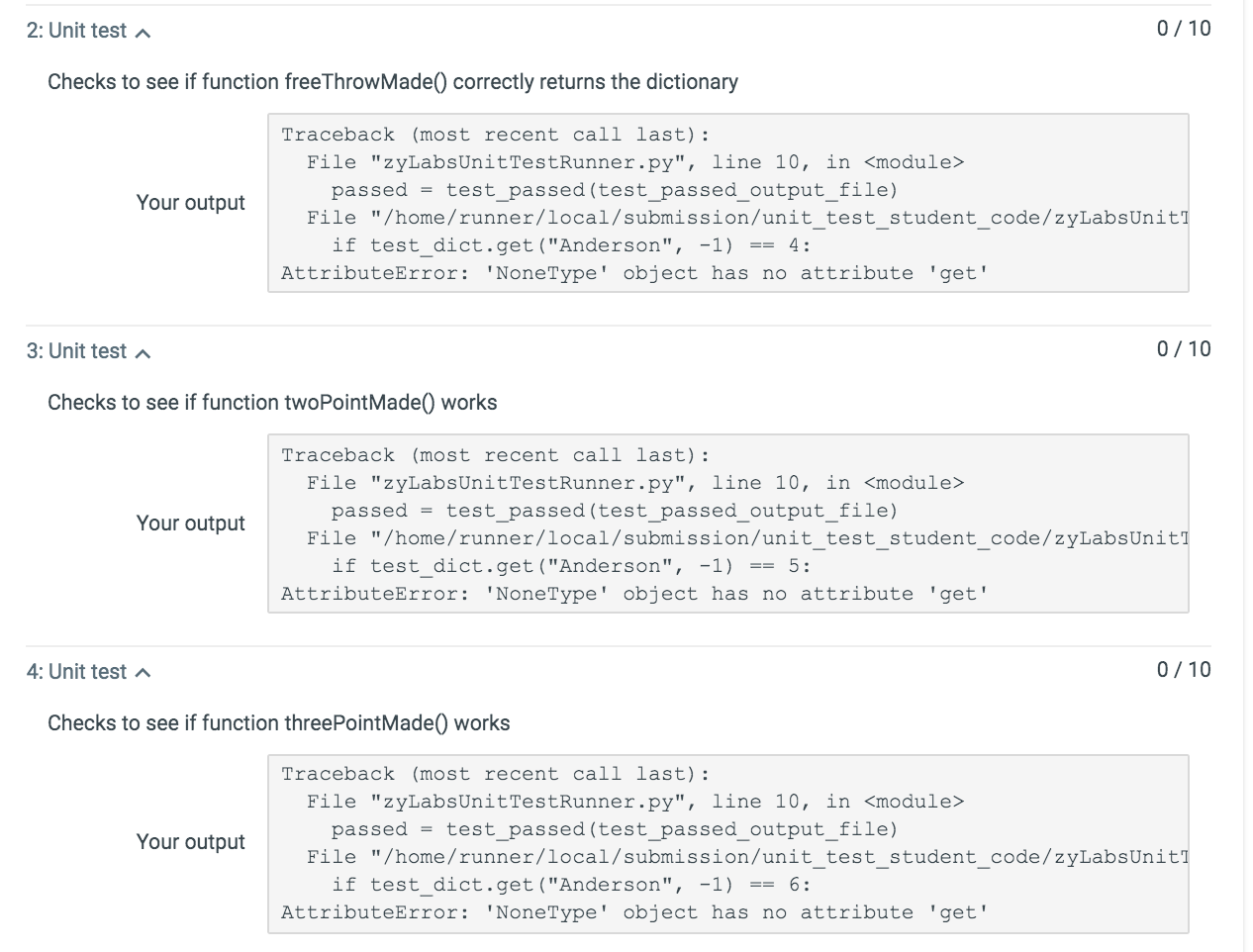 Please help me correct what i'm doing wrong in Python | Chegg.com