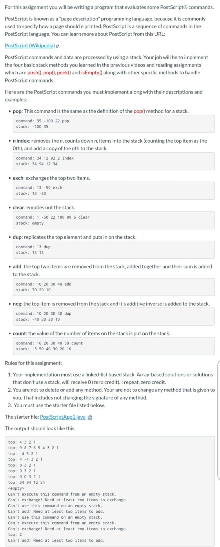 This the code provided by teacher to use in this | Chegg.com