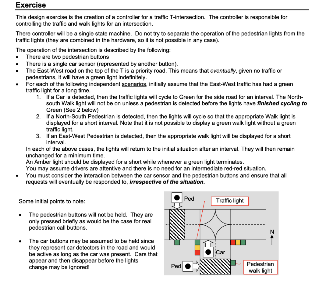 Solved Exercise This design exercise is the creation of a | Chegg.com