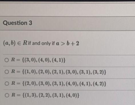 Solved Question 9 10 pts True or false: the binary relation | Chegg.com