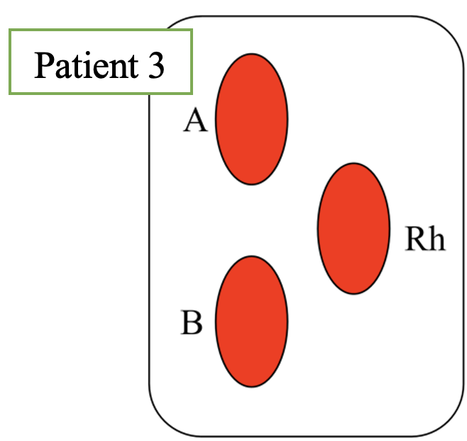 Solved For patient 1, patient 2, and patient 3 | Chegg.com