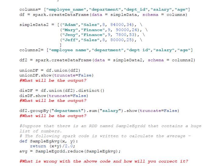 Solved [Marks 5] See the following code. Tell which part | Chegg.com