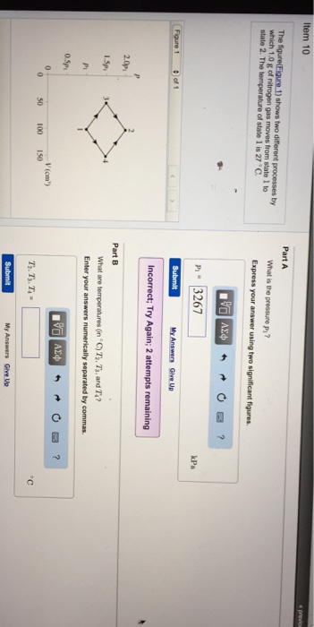 Solved The Figure (Figure 1) Shows Two Different Processes | Chegg.com