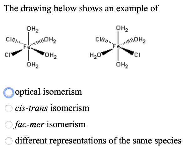 Solved The drawing below shows an example of он, OH2 C133) | Chegg.com