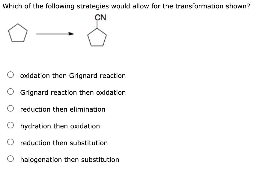 Solved Which of the following strategies would allow for the