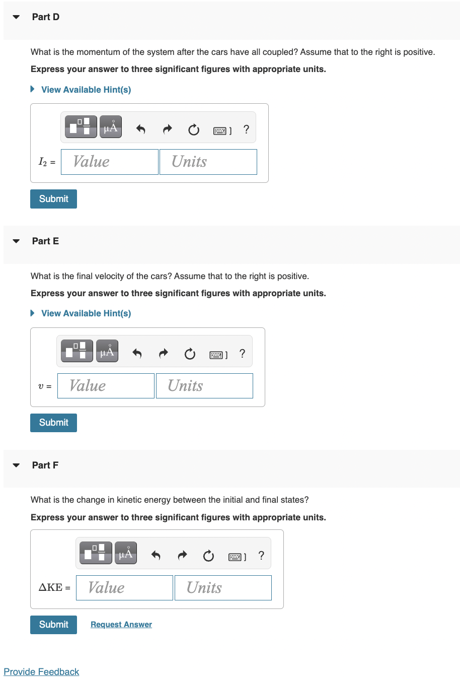 Solved Part A Learning Goal: To Use The Conservation Of | Chegg.com