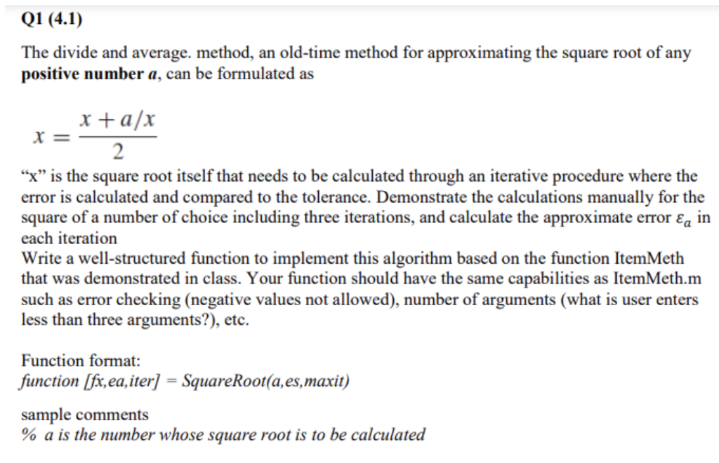 Solved The divide and average. method, an old-time method | Chegg.com