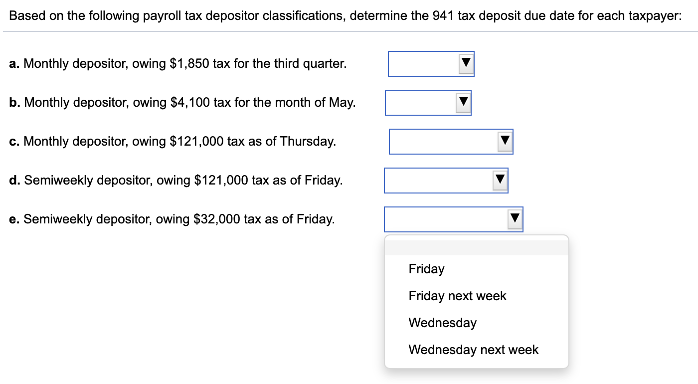 solved-based-on-the-following-payroll-tax-depositor-chegg