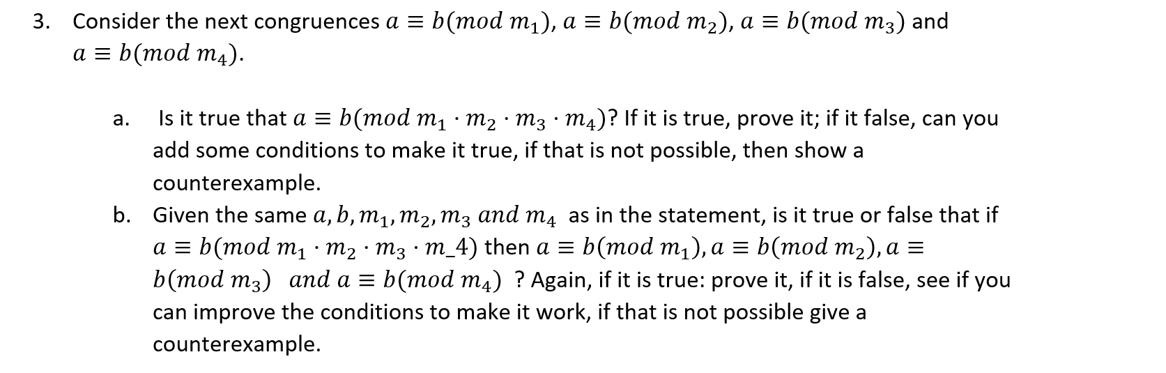 Solved This An Elementary Number Theory Math. I Really Need | Chegg.com