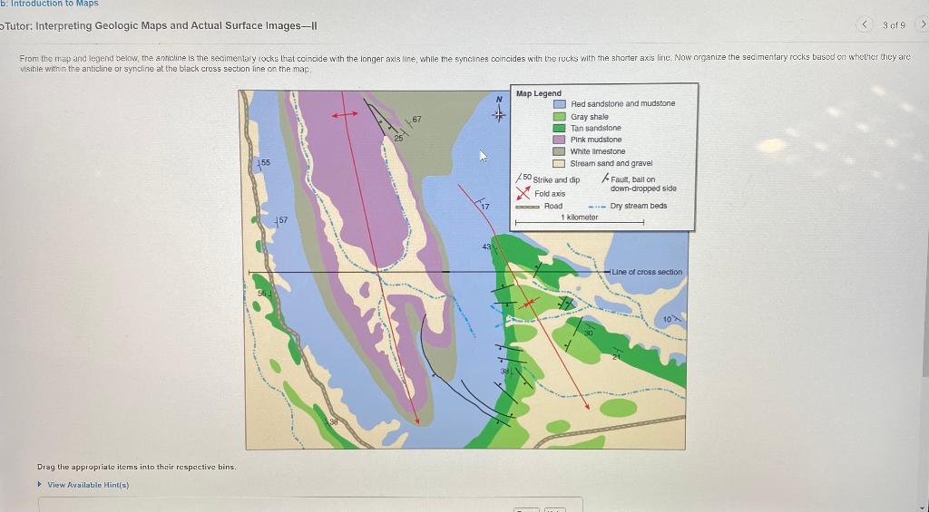 Solved Geo Tutor: Interpreting Geologic Maps and Actual | Chegg.com