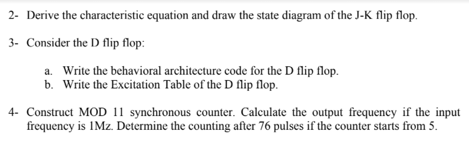 Solved 2- Derive the characteristic equation and draw the | Chegg.com