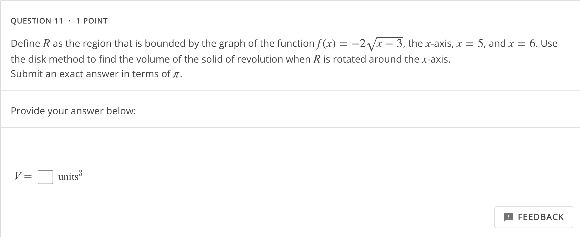 Solved Define R as the region that is bounded by the graph | Chegg.com