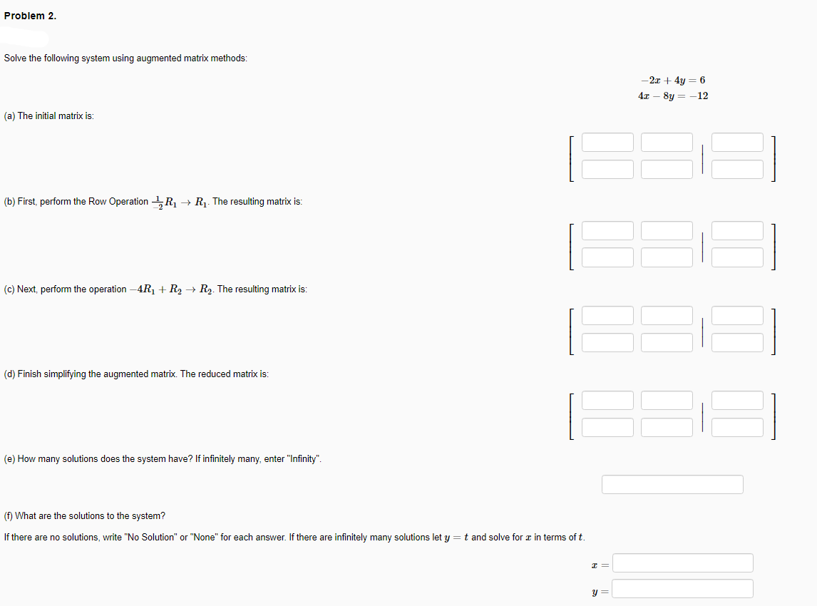 solved-problem-2-solve-the-following-system-using-augmented-chegg