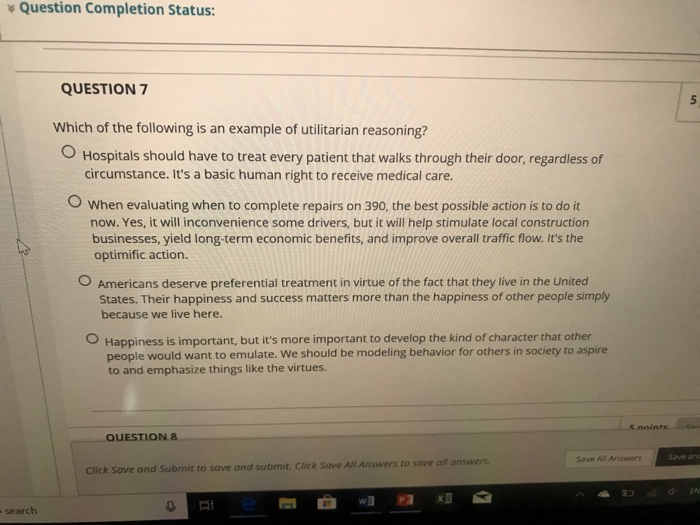 Solved Question Completion Status QUESTION6 Why does | Chegg.com