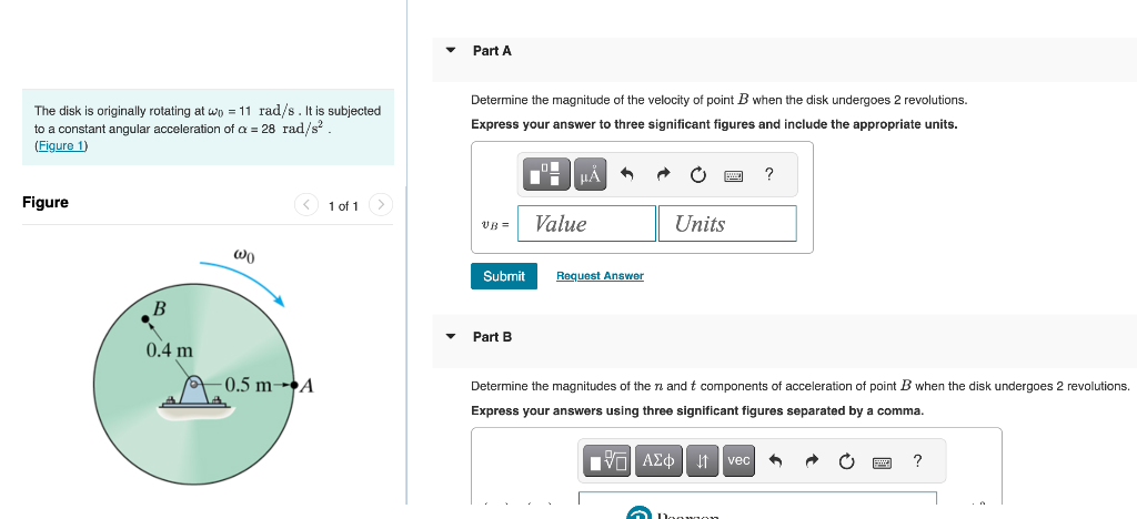 Determine The Magnitude Of The Velocity Of Point B | Chegg.com