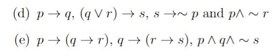 Solved Prove that the following premises are inconsistent | Chegg.com