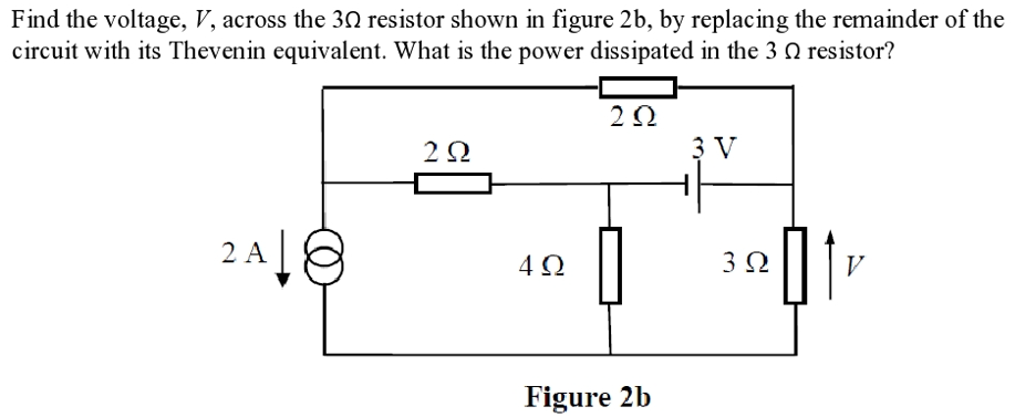 Solved Find the voltage, V, across the 39 resistor shown in | Chegg.com