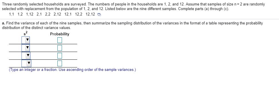 Solved Which Of The Following Statistics Are Unbiased | Chegg.com