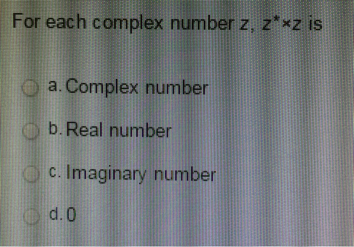 complex number z symbol