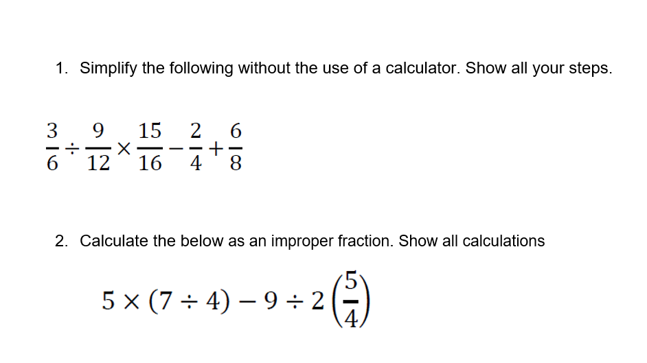 Solved 1. Simplify the following without the use of a | Chegg.com