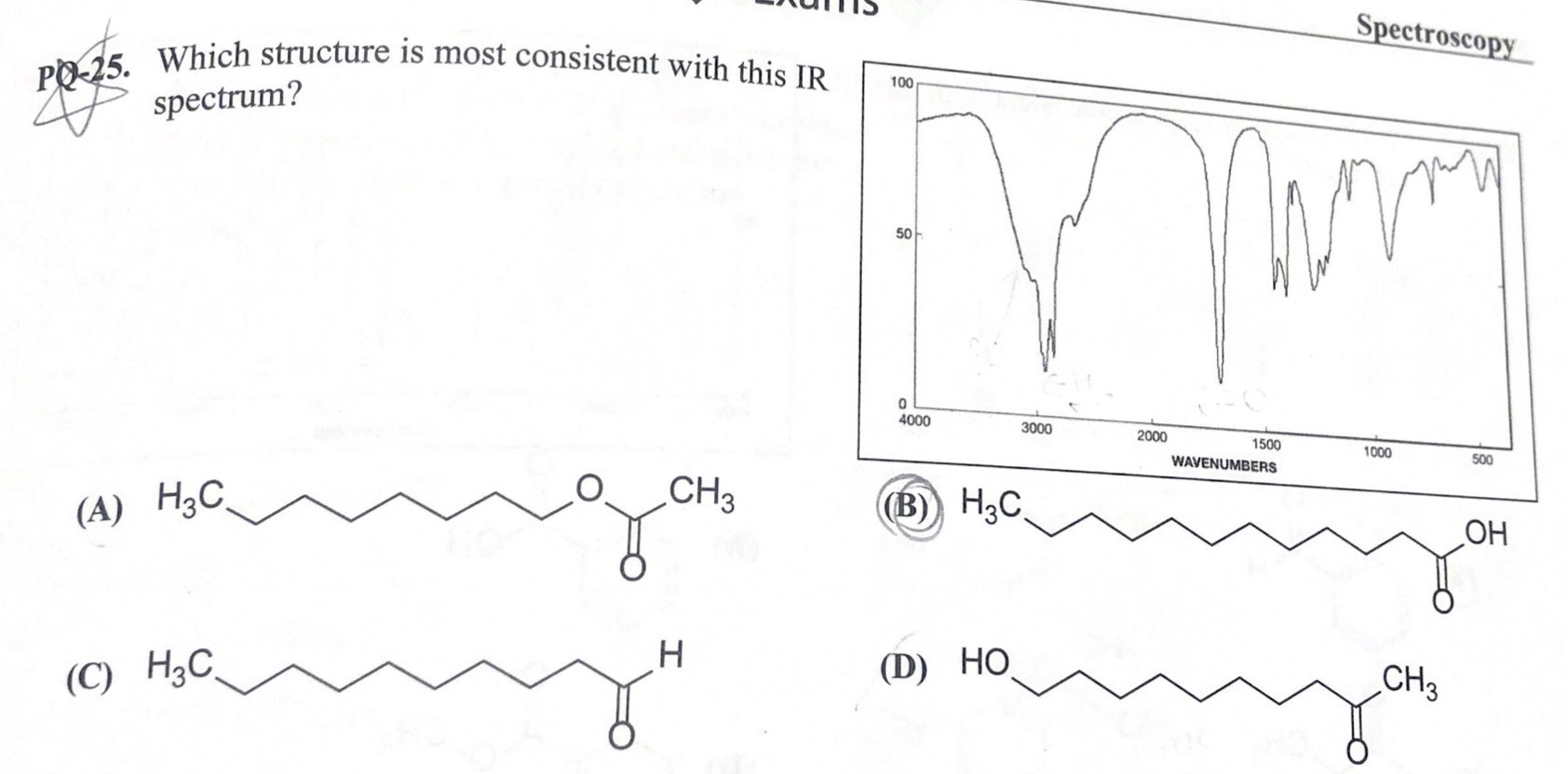 Solved PQ-12. Which structure is consistent with this ¹H NMR | Chegg.com