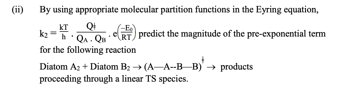 Solved Ii Kt H By Using Appropriate Molecular Partiti Chegg Com