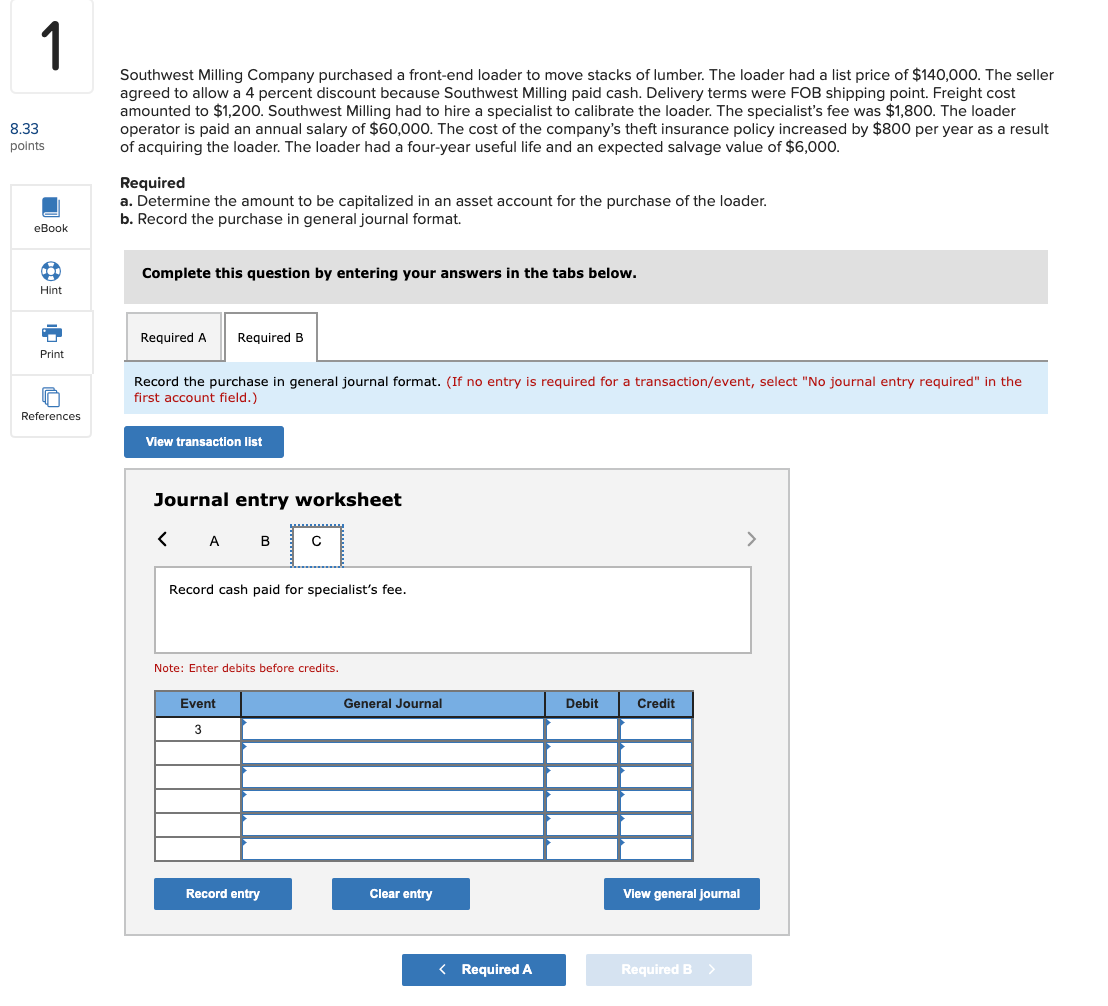 solved-1-southwest-milling-company-purchased-a-front-end-chegg