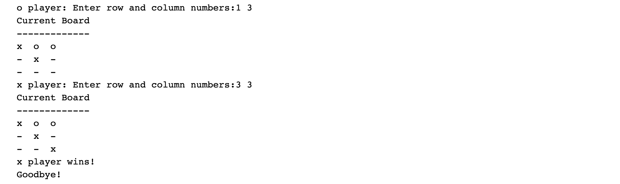Solved This project creates a simple Tic-Tac-Toe game. You | Chegg.com